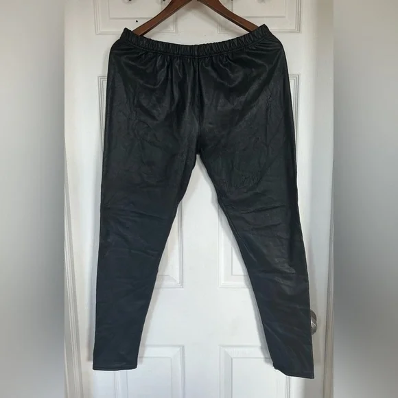 SOLD!!! Faux Leather Pants - Picture 6 of 6
